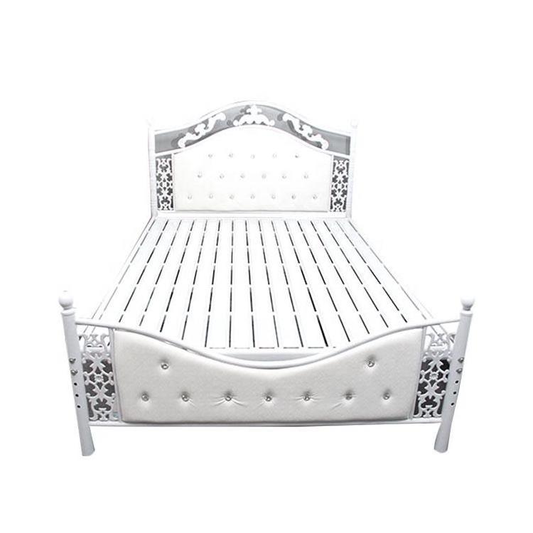 Free Sample Platform Cama Steel Iron Metal Bed/Single Queen Metal Bed Frame