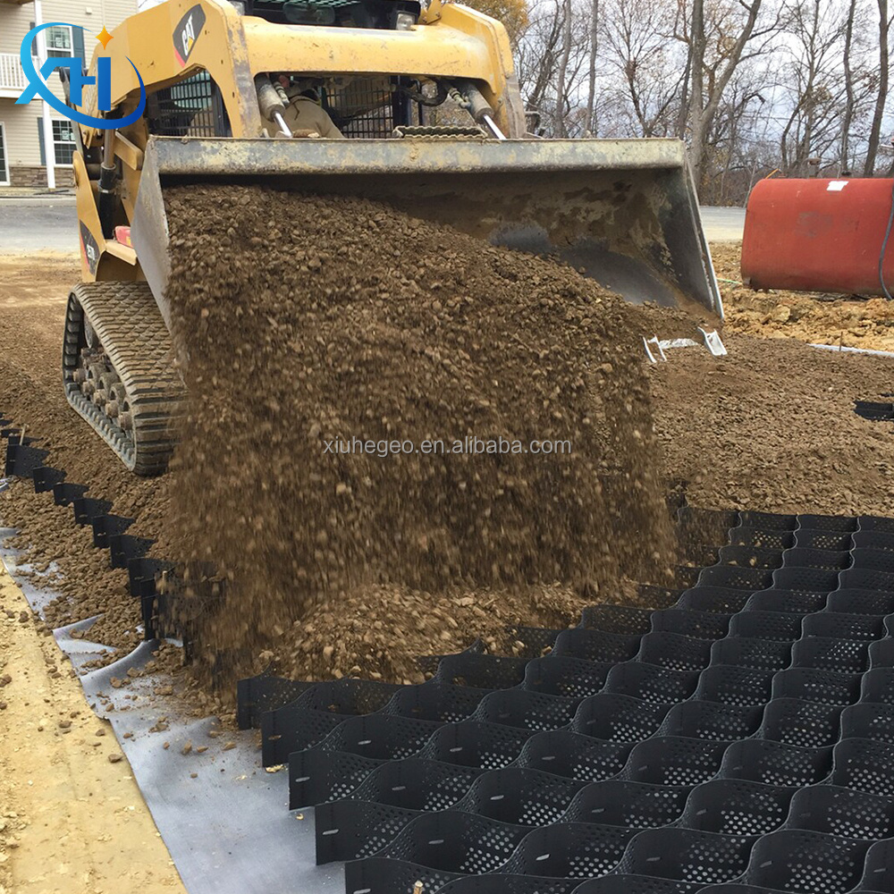 HDPE geocell floor reinforced cellular system