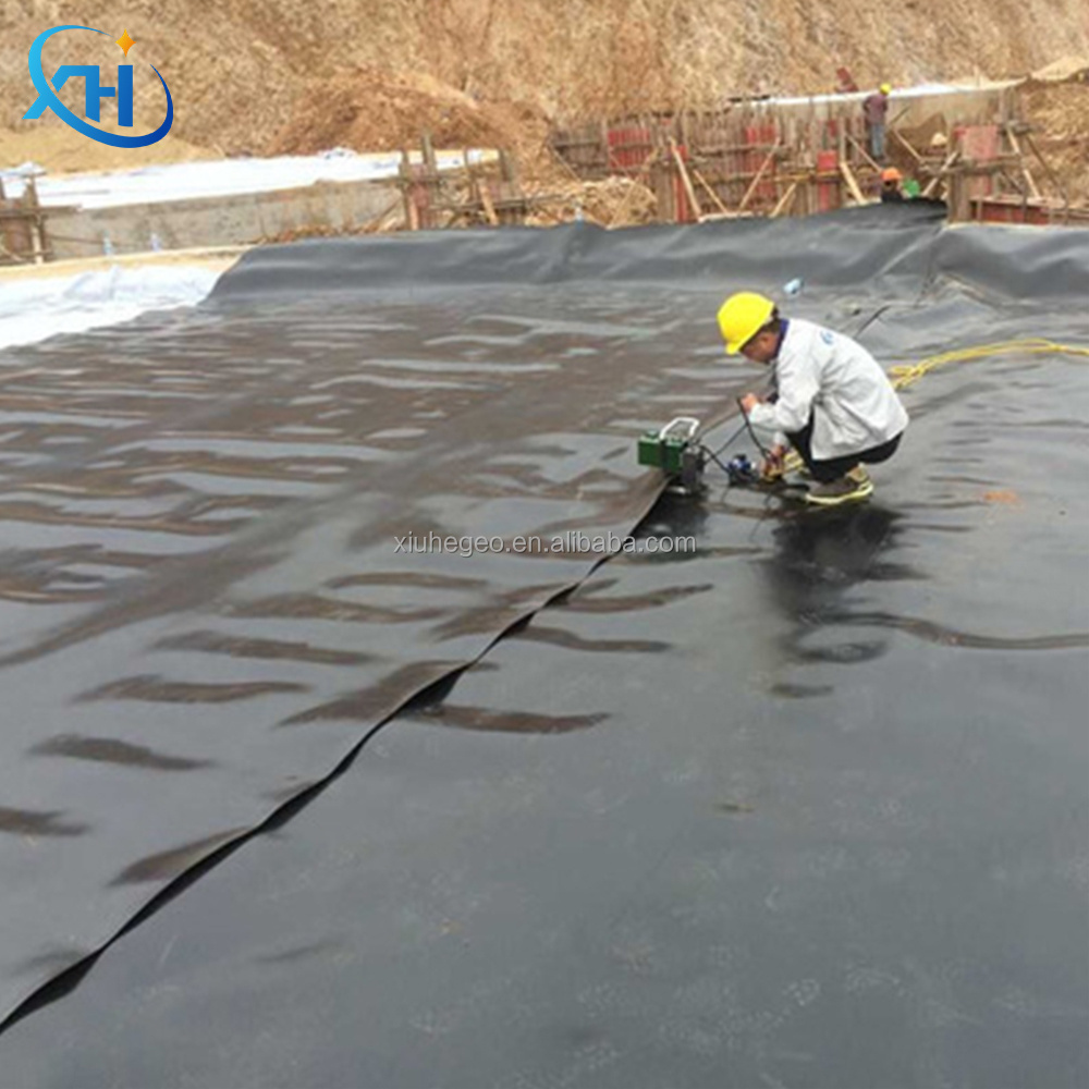 Black hdpe geomembrane price geomembrane 0.8mm hdpe