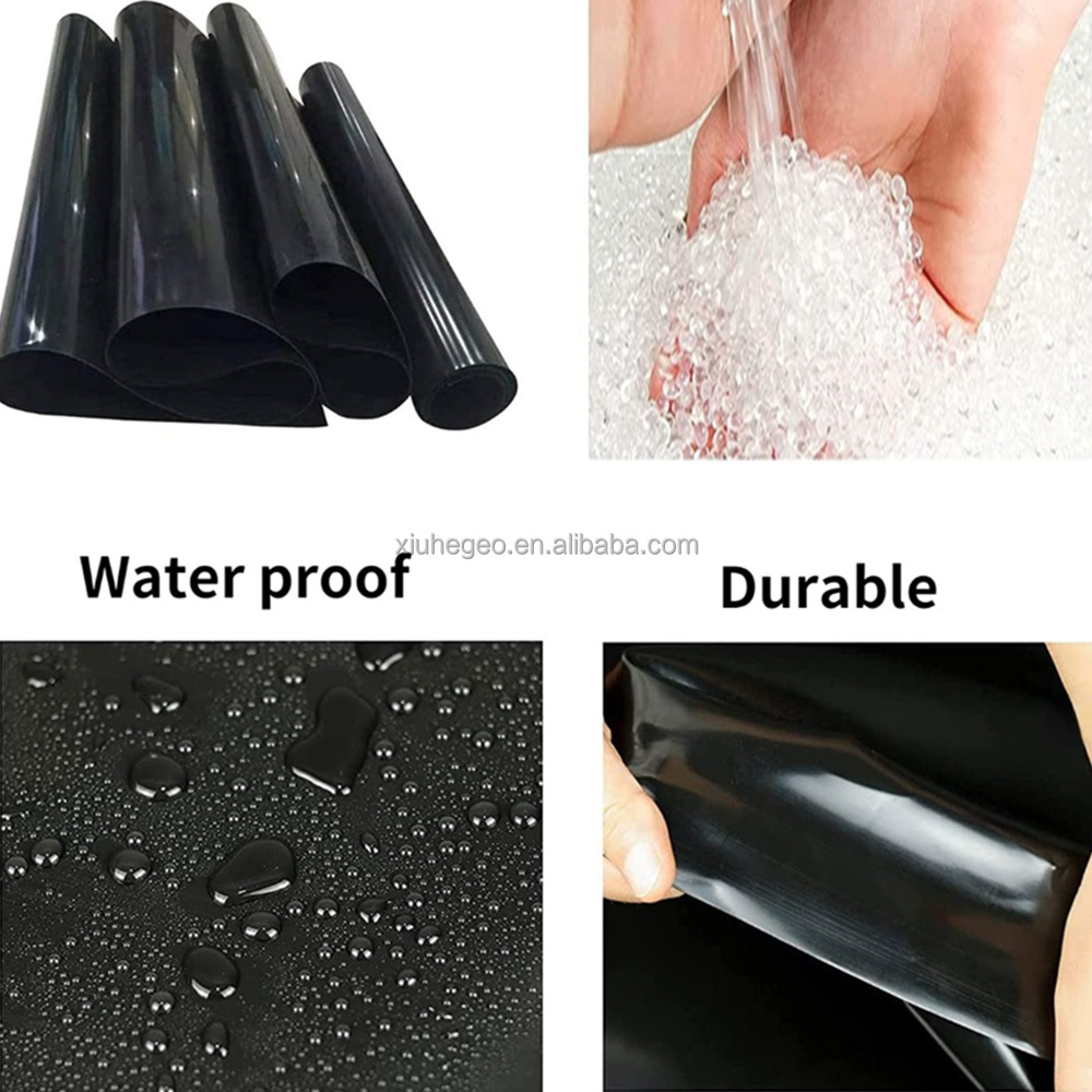 Black hdpe geomembrane price geomembrane 0.8mm hdpe