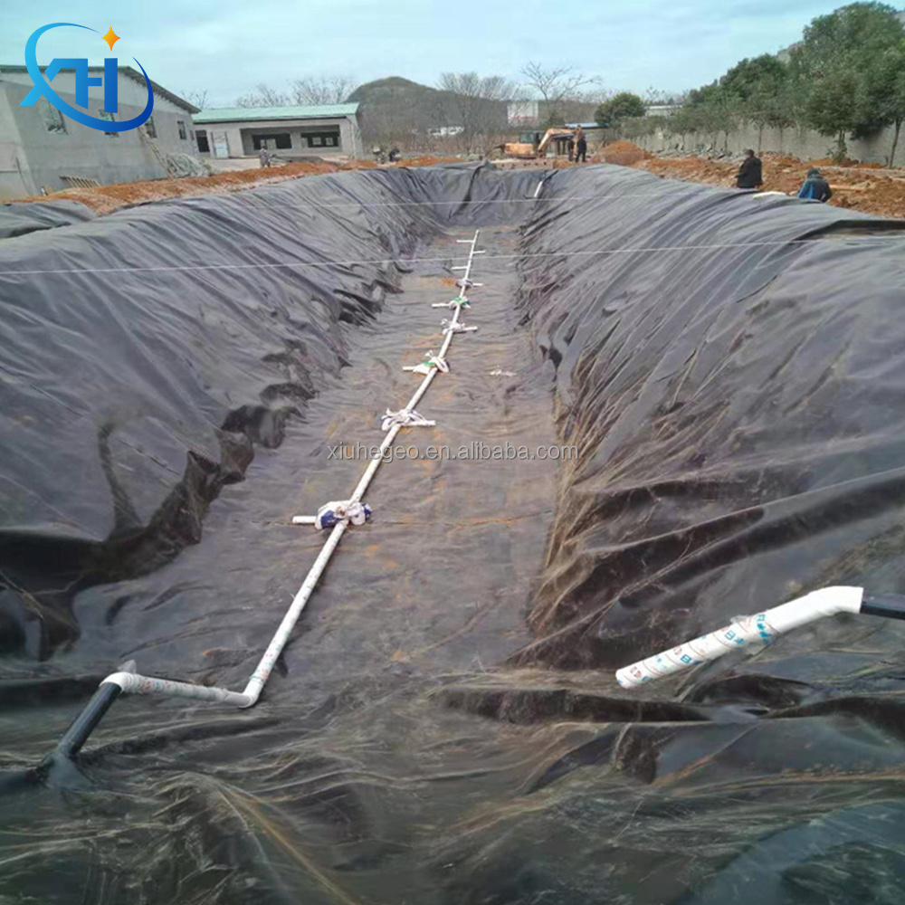 Black hdpe geomembrane price geomembrane 0.8mm hdpe