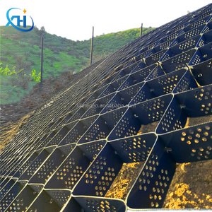 Ground grid Gravel Stabilizer Hdpe Geocell height 50mm geo cell road grid 100-445