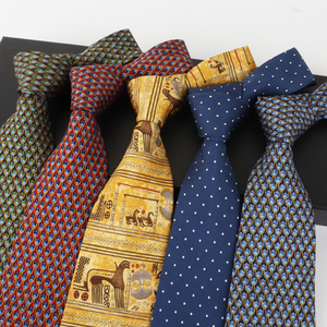 High Quality Natural Silk Printed Tie Wholesale Necktie Mens 100% Silk Print Neck Tie With Box