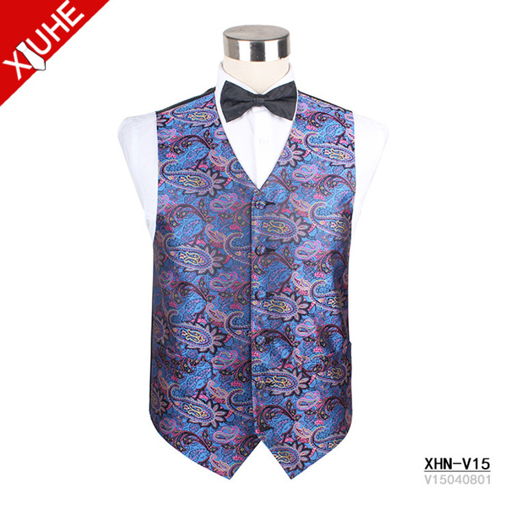 2021 The Latest Design Paisley Vest For Men Suit Waistcoats Vest