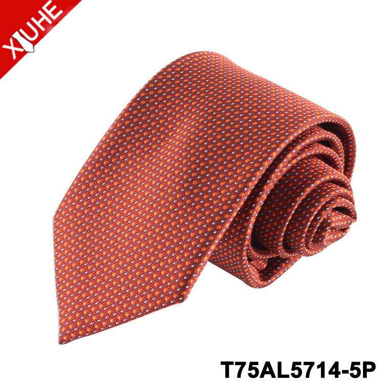 Wholesale Design 100 Silk Woven Tie Solid Color Purple Gents Ties Men's Neckties Custom Polyester Tie