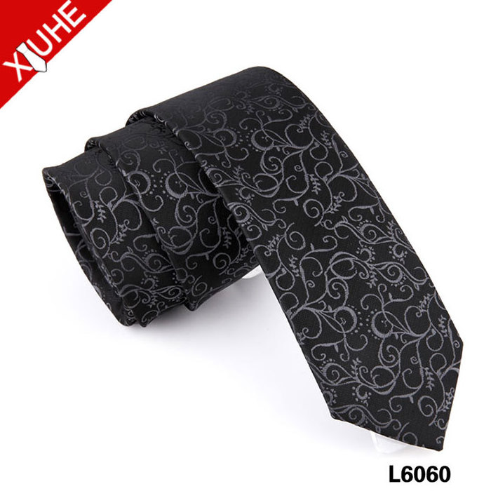 ODM OEM High Quality Fashion 100% Silk Woven Wholesale Neck tie Italian Mens Silk Neckties Black Mens Tie