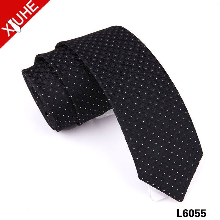 ODM OEM High Quality Fashion 100% Silk Woven Wholesale Neck tie Italian Mens Silk Neckties Black Mens Tie