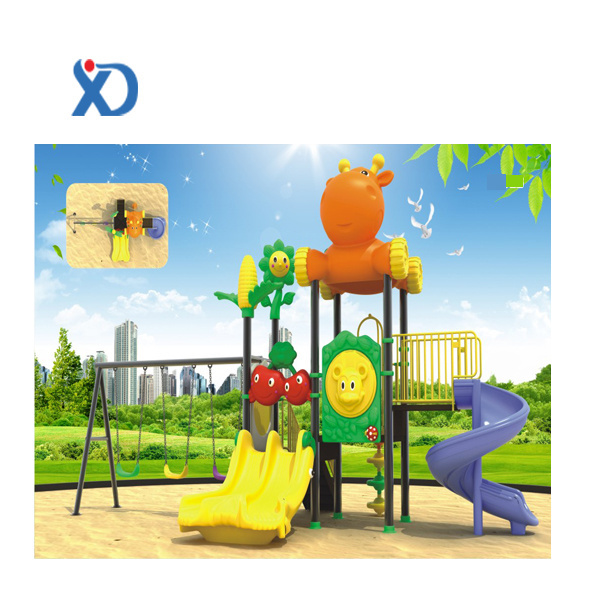 Cheap nice design indoor outdoor water kids plastic swing and slide set outdoor playground slide children playground