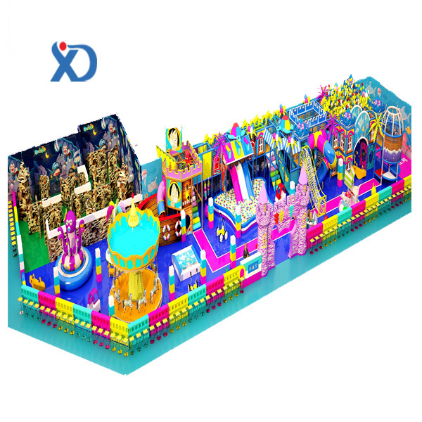 Wholesale large indoor playground amusement  kids soft play equipment in the Indoor Playground