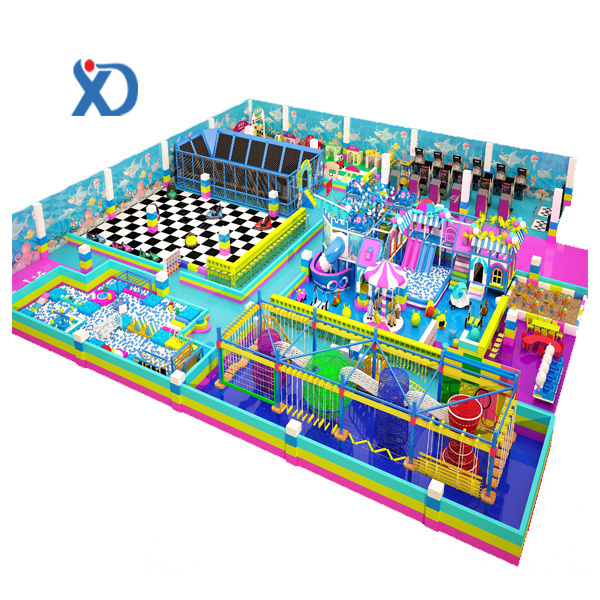 Wholesale large indoor playground amusement  kids soft play equipment in the Indoor Playground