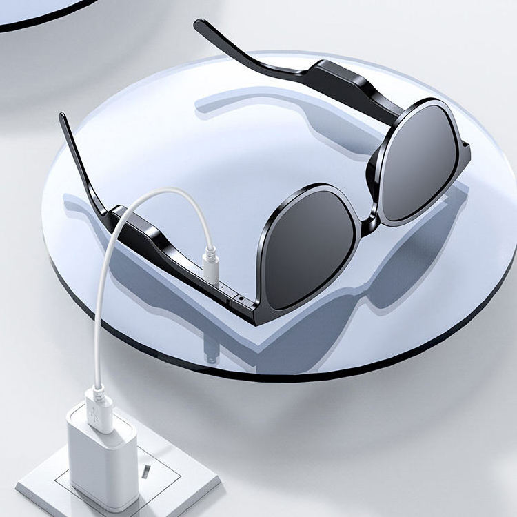 Trending Speaker Headphone Glasses Outdoor Driving Sport Music Eye Glasses Bone Conduction Smart Wireless Bluetooth Sunglasses