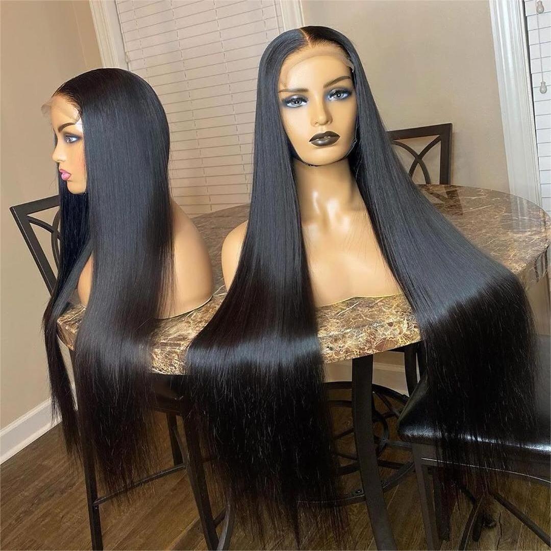 30 32 Inch Glueless Lace Front Wig Human Hair 13x6 HD Lace Frontal Wig Raw Vietnamese Cuticle Aligned Hair Wigs For Black Women