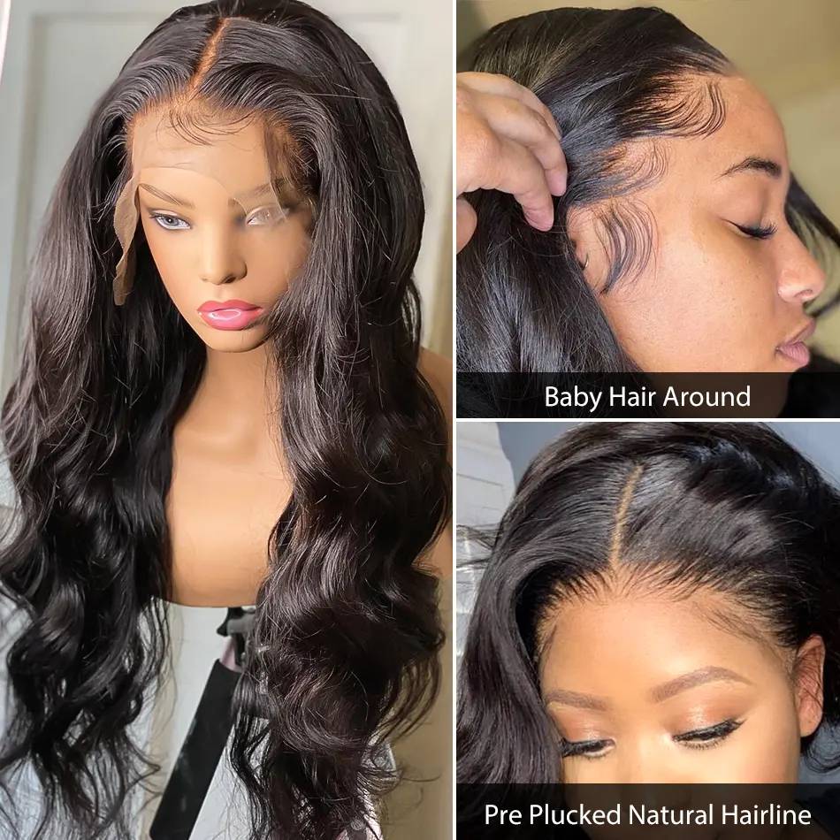 30 40 Inch Human Hair Full Lace Front Wig Cuticle Aligned Raw Vietnamese Hair Wig Glueless HD Lace Frontal Wigs For Black Women