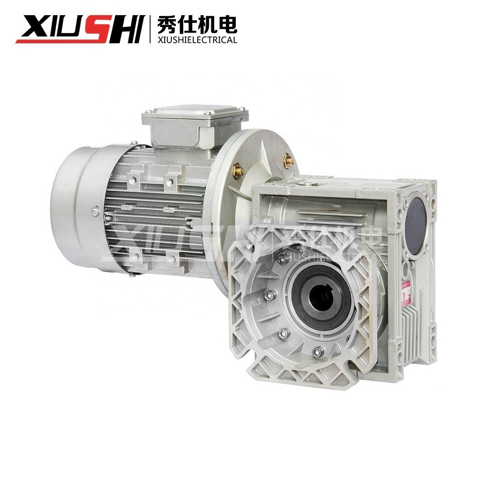 NMRV worm gear speed reducer, electric motor speed reducer