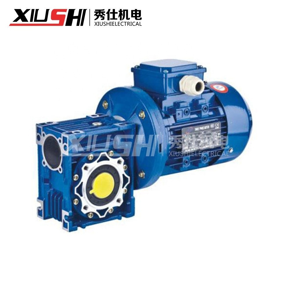 NMRV worm gear speed reducer, electric motor speed reducer