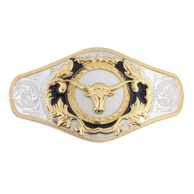 Factory wholesale colored oval zinc alloy gemstones Western cowboy belt buckle men and women belts