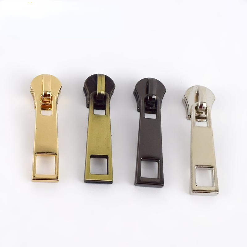 5#  Zipper Sliders for Metal Zipper DIY Clothes Suitcase Bag Zipper Head Lock for Sewing Garment Luggage Hardware