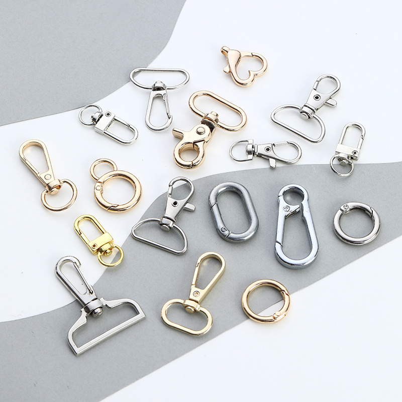 Custom Handbag Fitting D-ring Bag buckle Hardware D Ring Metal Accessories Decorative Fitting for Handbags Eco-friendly D ring