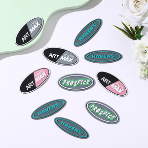 Embossed logo 2D custom colorful die cut rubber pvc label Soft silicone trademark label for garments