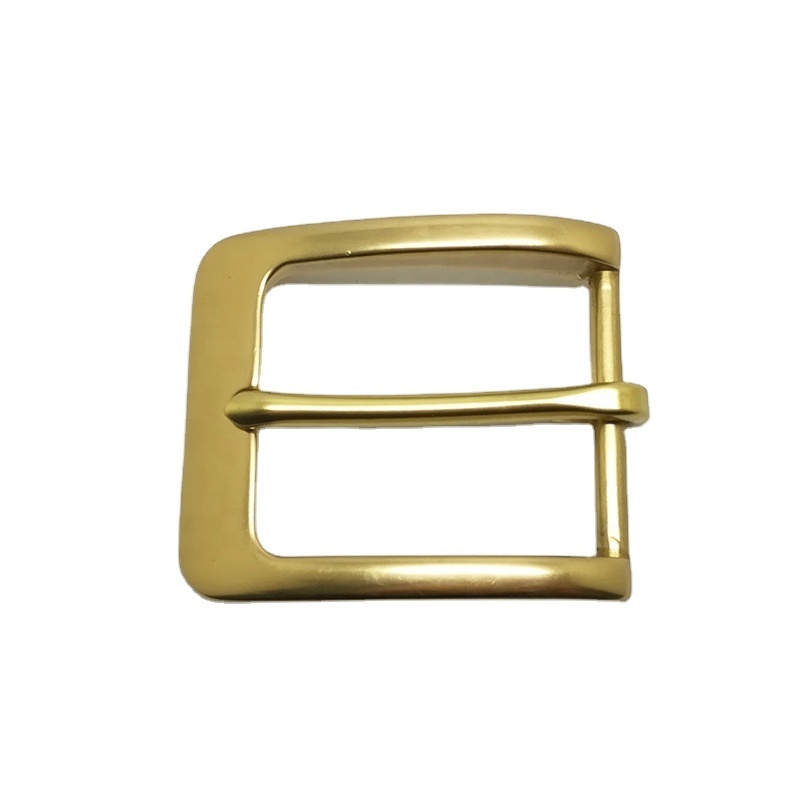 Custom Design Wholesale Solid Brass Pin Metal Belt Buckle Name For Men Blanks Logo Fancy Buckle