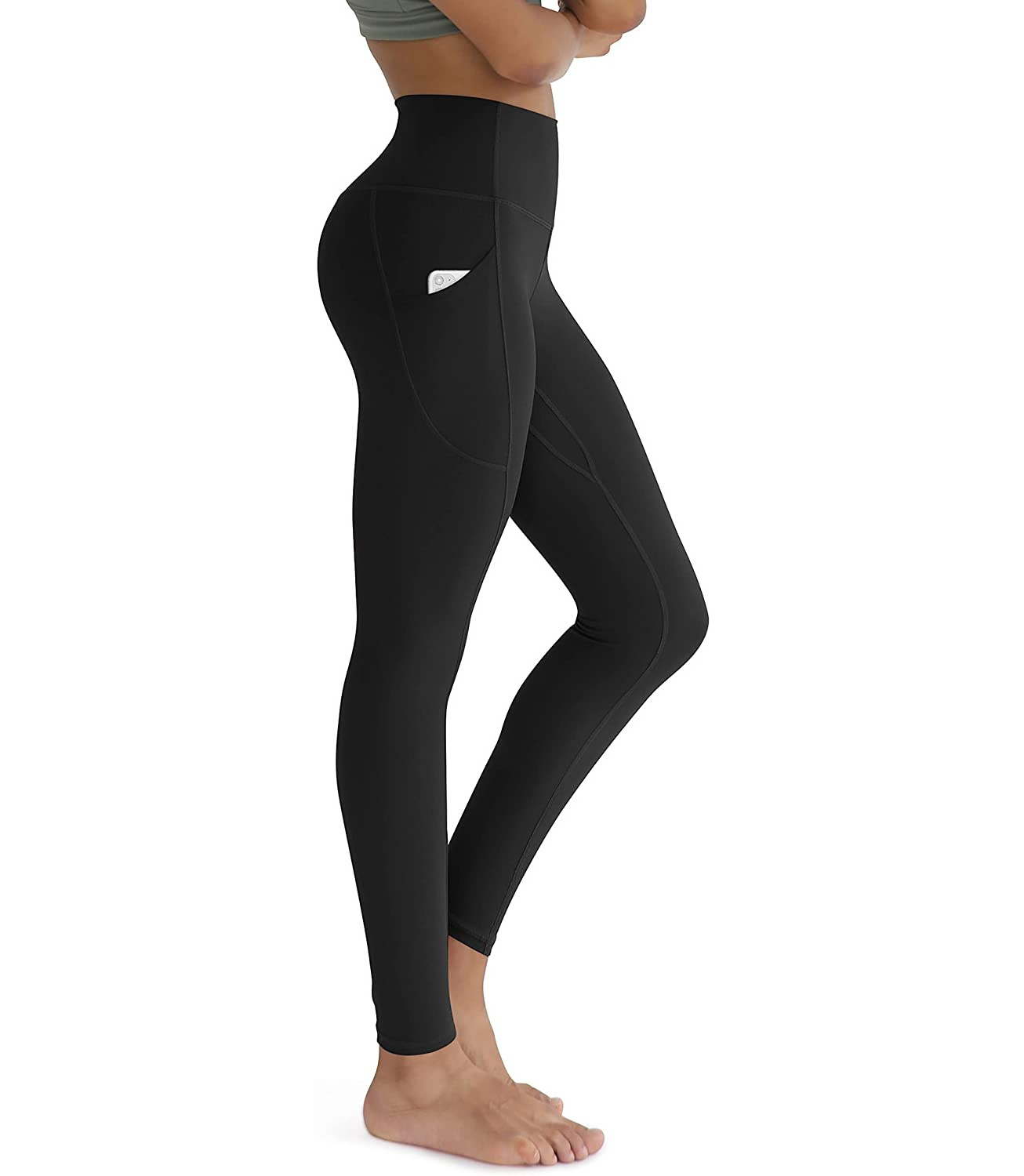 Dropshipping High Waist Yoga Pants Workout Leggings Tight Fitting Tummy Gym Legging For Women