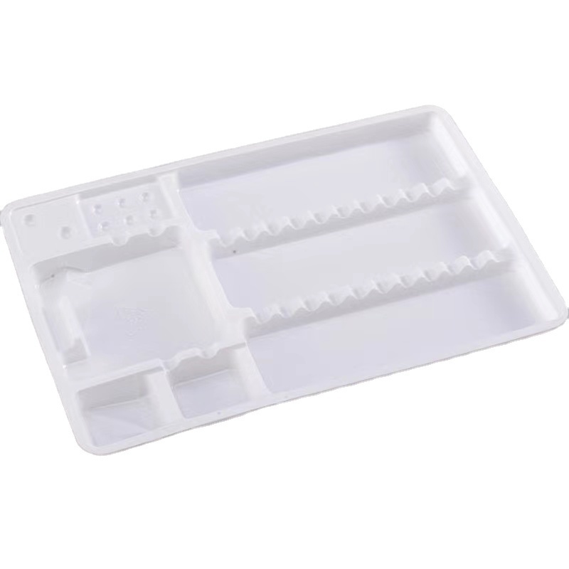 Wholesale Disposable Trays PVC Plastic Plates Tray For Dentistry Microblading Tattoo PMU Procedure