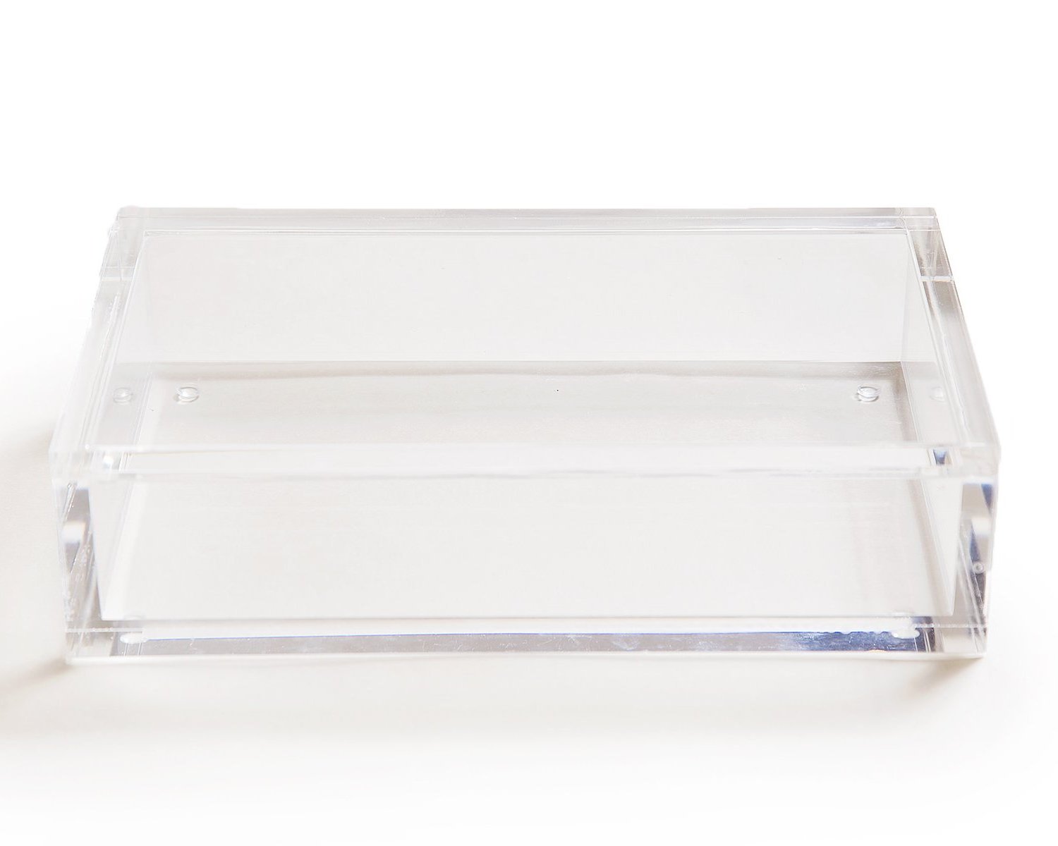 factory clear american mahjong acrylic lucite board game display box transparent acrylic mahjong set