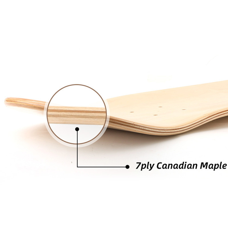 Professional Custom Canadian Northeast Maple Longboard Skate board skateboard deck