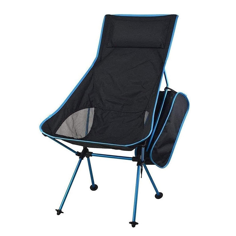 Factory in Stock 7075 Aluminum Alloy Foldable Comfy Chair Outdoor Portable Lightweight Folding Moon Camping Chair