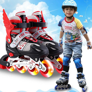 Kids Inline Skates Professional Roller Skating Shoes Sliding Free Roller Skates