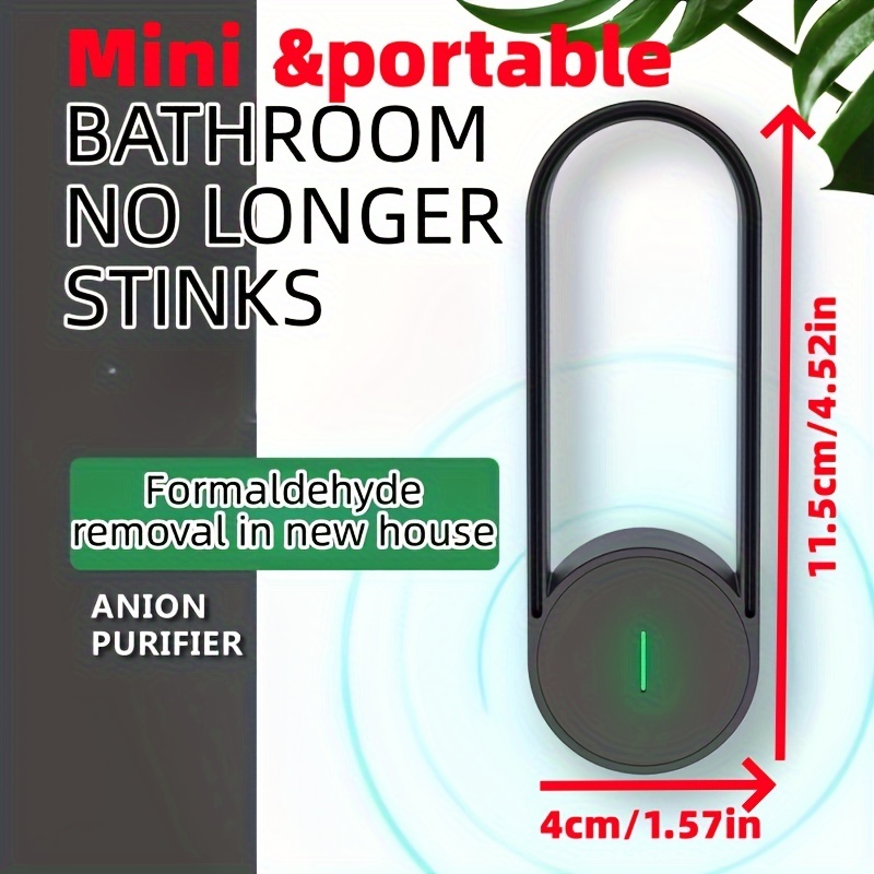 Durable Mini Portable Air Purifier With Negative Ion Technology For Odor Removal And Formaldehyde Removal  Odors