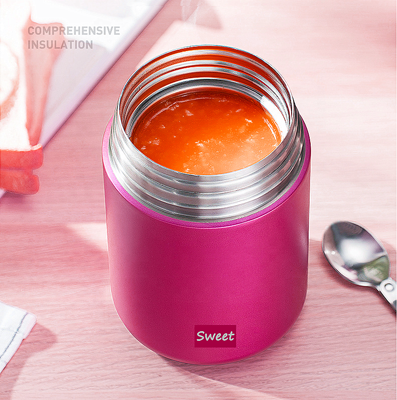 Eco friendly hot water bottle Outdoor Camping Keep Hot Keep Cold Stainless Steel Vacuum Insulated Food Container