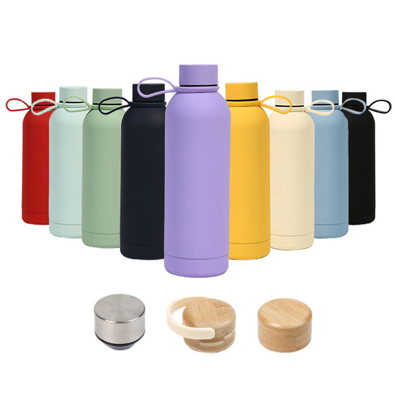 ECO-Friendly Wholesale Factory Custom 17oz 500ml Double Walled Stainless Steel Sport Water Bottles 1L Vacuum Bottles