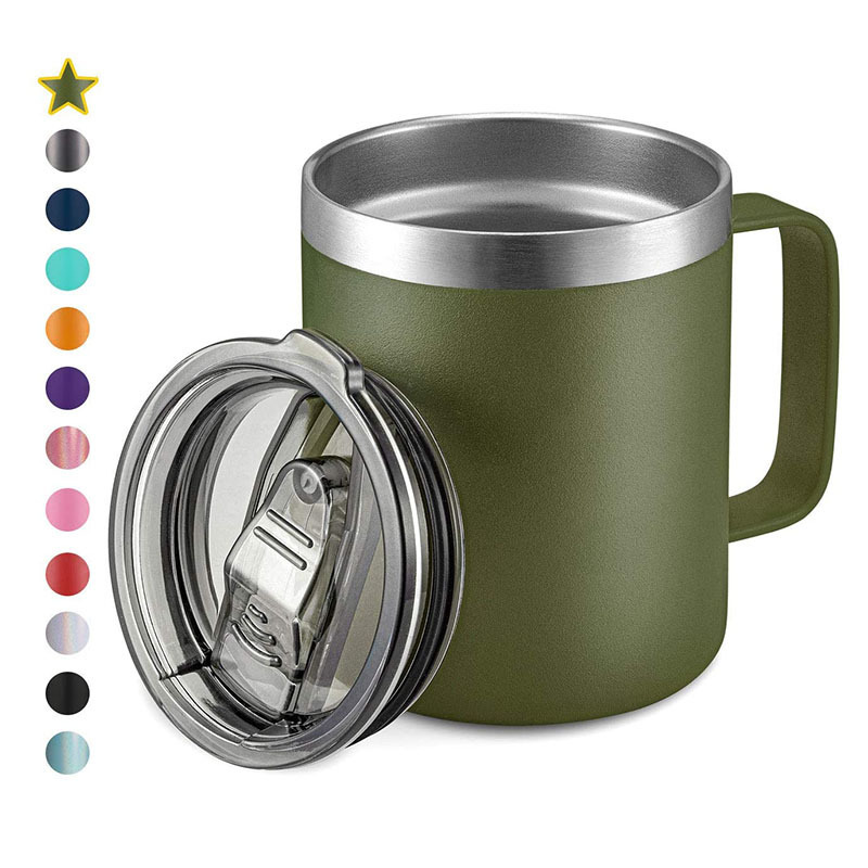 Best Seller Double Wall Stainless Steel Vacuum Insulated 10oz Beer Tumbler With Handle