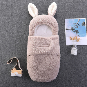 Xiximi Hot Sale Newborn Baby Sleep Sack Soft Infant Rabbit Shaped Plush Sleeping Bag Stroller Wrap Baby Products