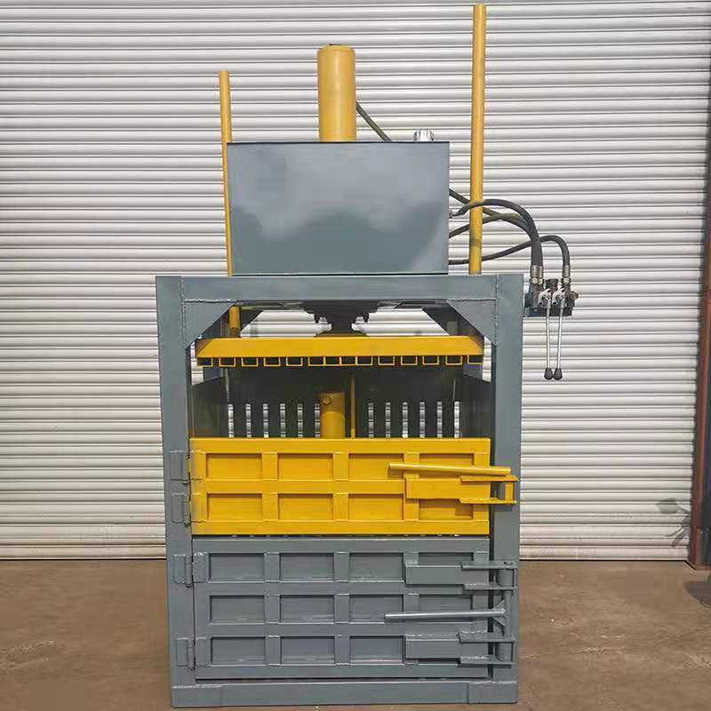 cardboard box baling press/ scrap paper baler/ waste carton bale press machine