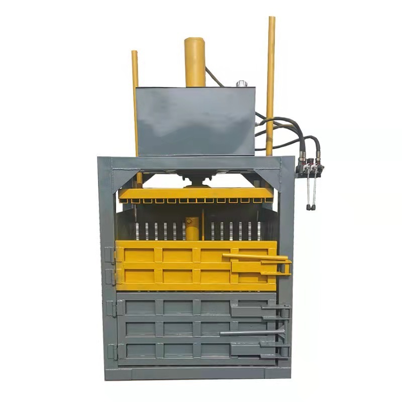 cardboard box baling press/ scrap paper baler/ waste carton bale press machine