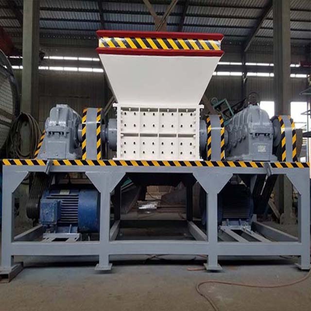 Wholesale Hot Sale Twin Shaft Used Tire/Scrap Metal/Waste Plastic Mobile Shredder For Sale