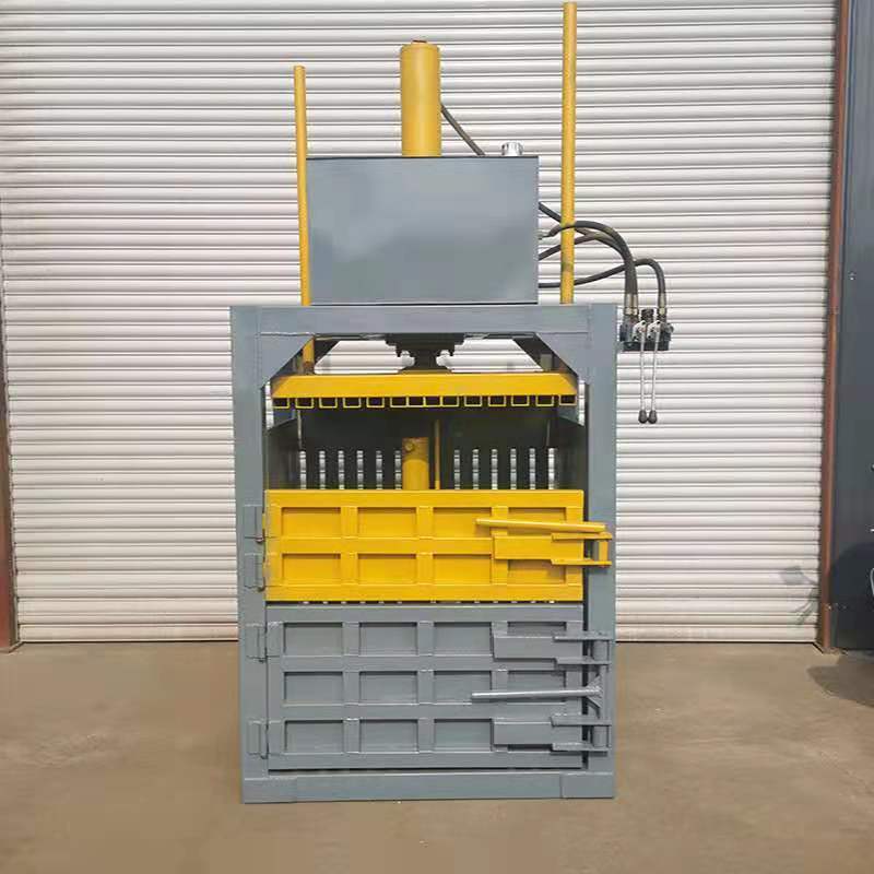 cardboard box baling press/ scrap paper baler/ waste carton bale press machine