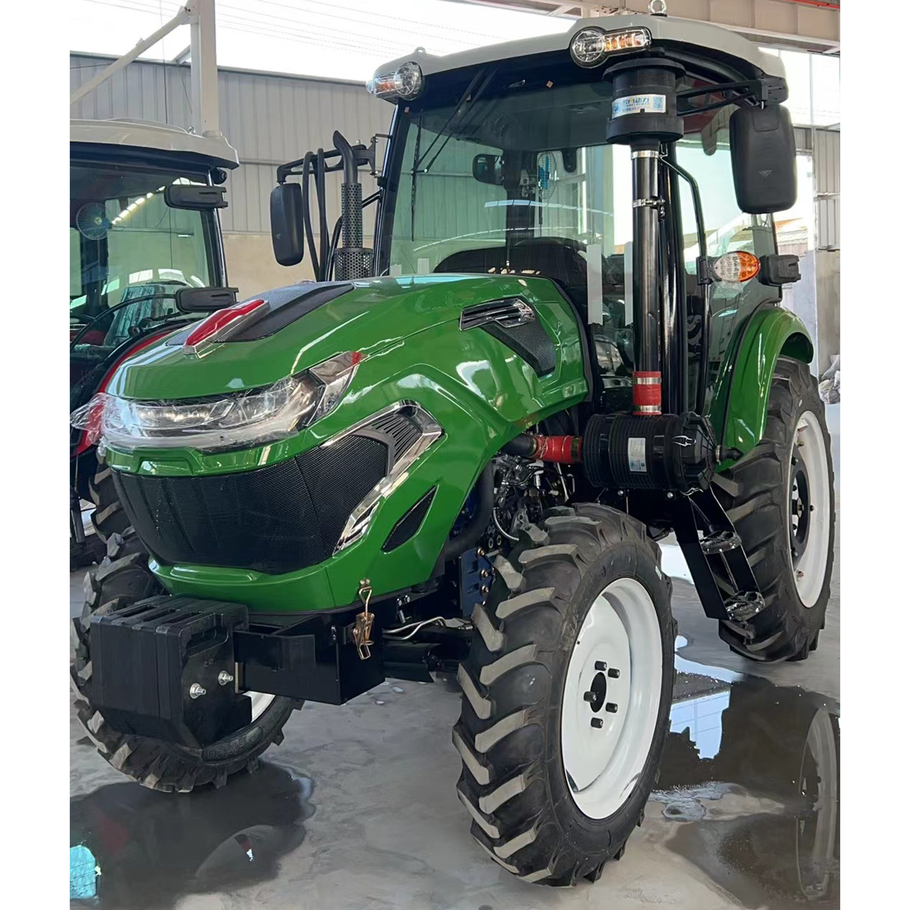 Agricultural Machine Equipment 4 cylinder engine 50hp Tractor 100 HP wheeled tractors Electric Tractors for Sale