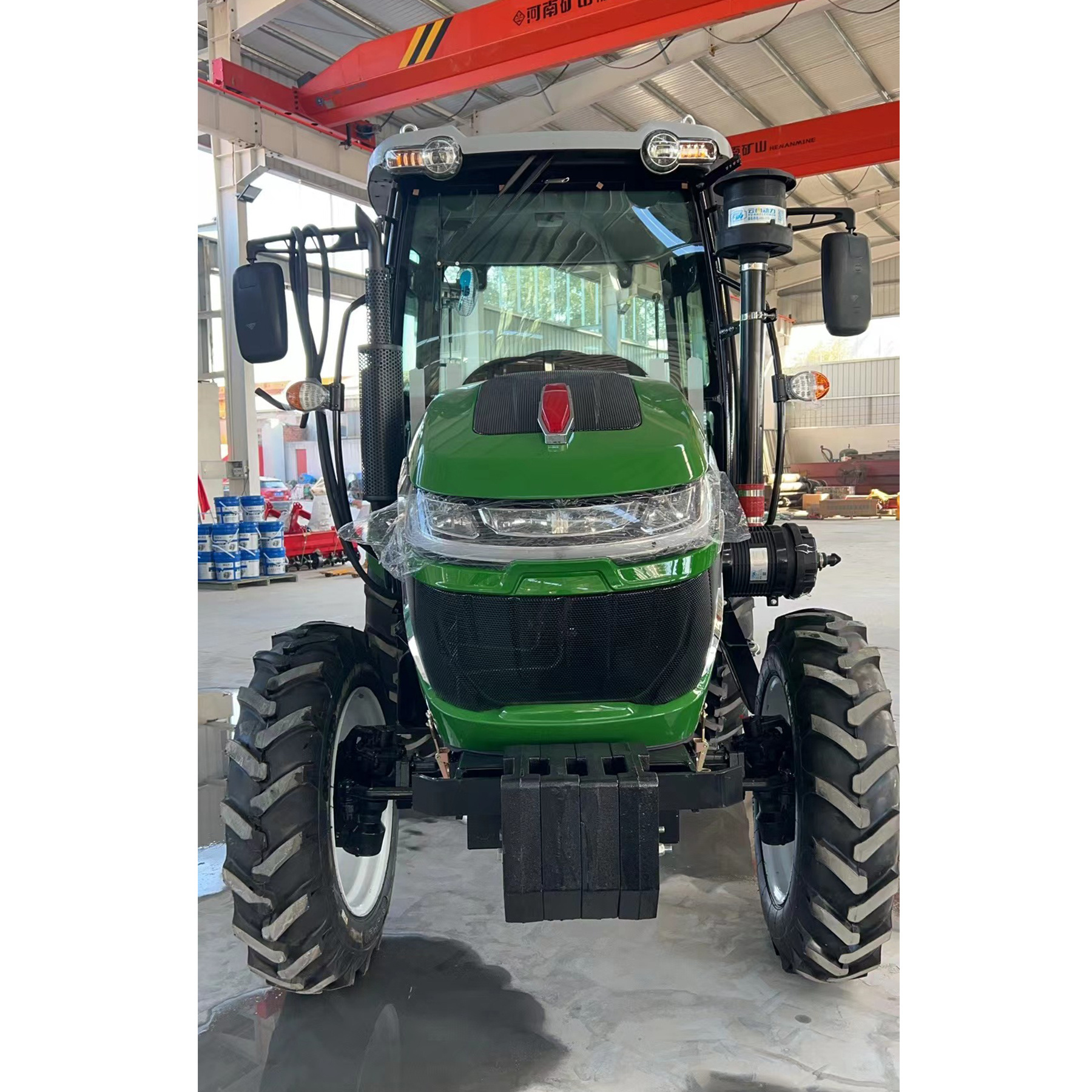 Agricultural Machine Equipment 4 cylinder engine 50hp Tractor 100 HP wheeled tractors Electric Tractors for Sale