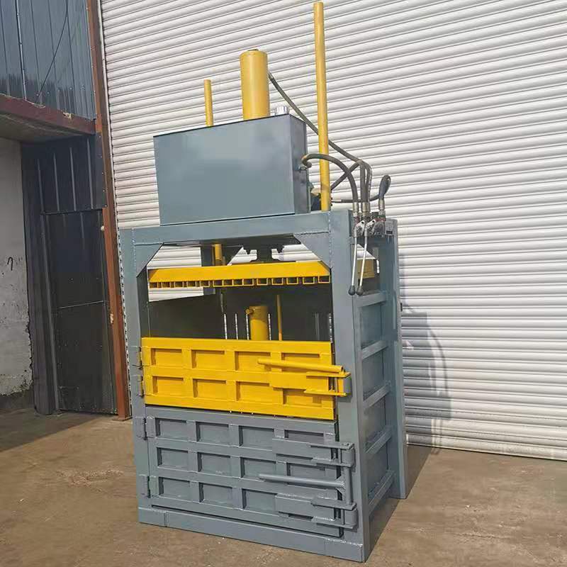 cardboard box baling press/ scrap paper baler/ waste carton bale press machine