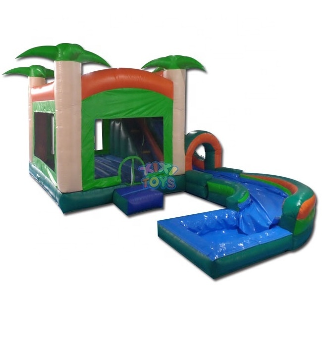 kids mini inflatable bouncy castle combo with ball pit / small inflatable toddler bouncer with ball pit pool