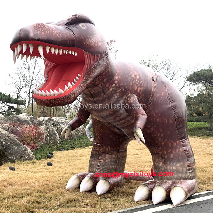 XIXI TOYS Customized Outdoor full printing Giant inflatable dinosaur model,Blow up dragon replicate for exhibition