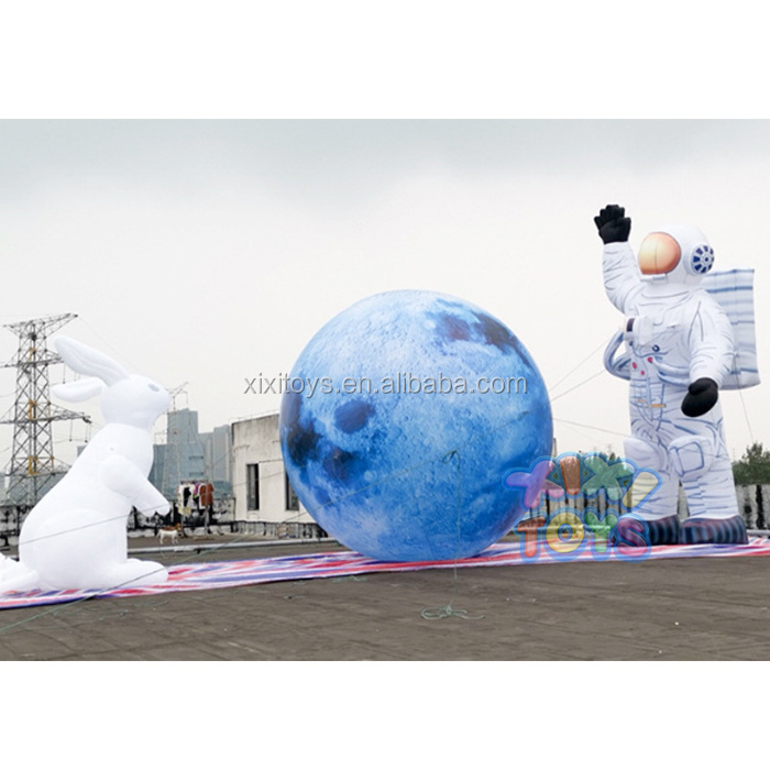 Outdoor custom 3m-8m H giant inflatable spaceman balloon/inflatable astronaut model for display