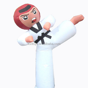 Logo Branded Inflatable Taekwondo Kicker Balloon for promotion,Inflatable Karate Model For Taekwondo Central Advertising