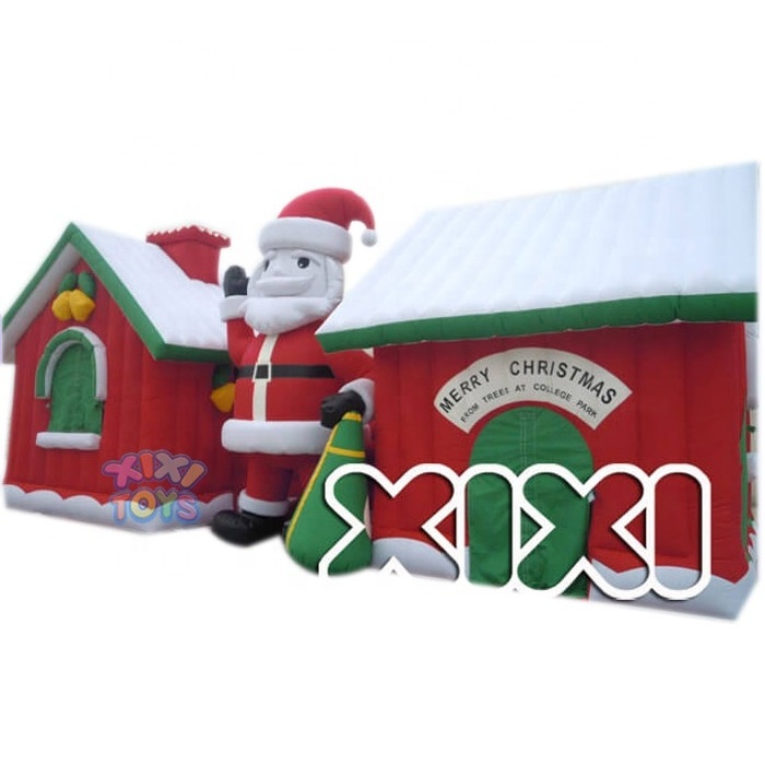 XIXI TOYS Outdoor Huge Naughty Inflatable Santa Claus Christmas Party Decorations