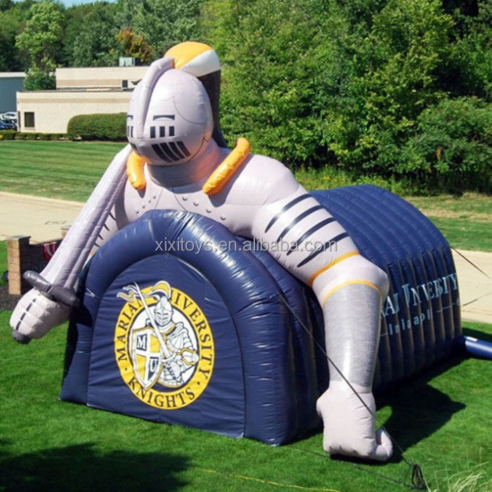 Advertising Inflatable Tiger Head Football Tunnel For Sport Events,Giant Inflatable Mascot Tiger Soccer Entrance