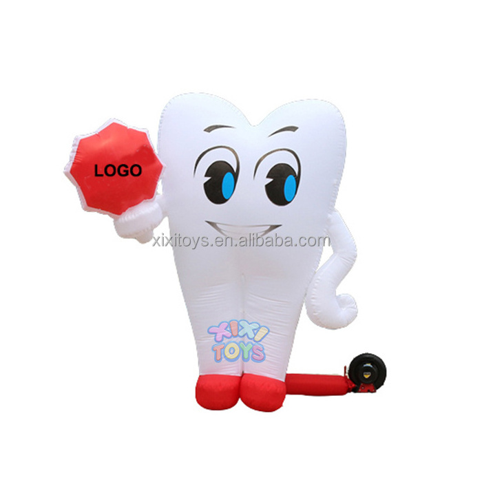 Outdoor Dental Clinic Advertising Giant Inflatable Tooth With Toothbrush,Dental Center Inflatable Toothbrush Model Balloons