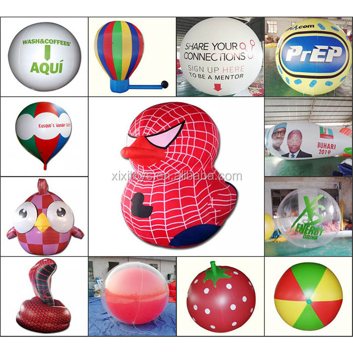 XIXI TOYS Custom Giant Inflatable Strawberry Helium Balloon,Inflatable Advertising Balloon With Customized Logo